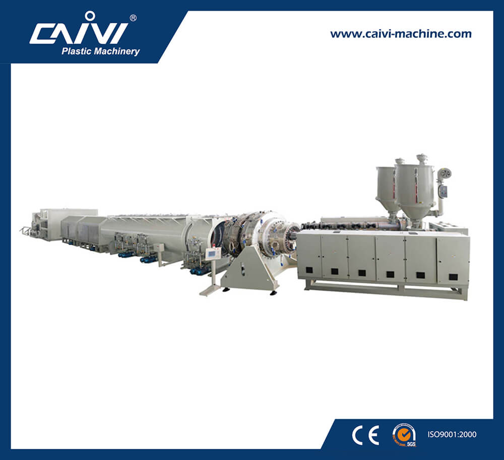Large diameter hdpe pipe co-extrusion machine line