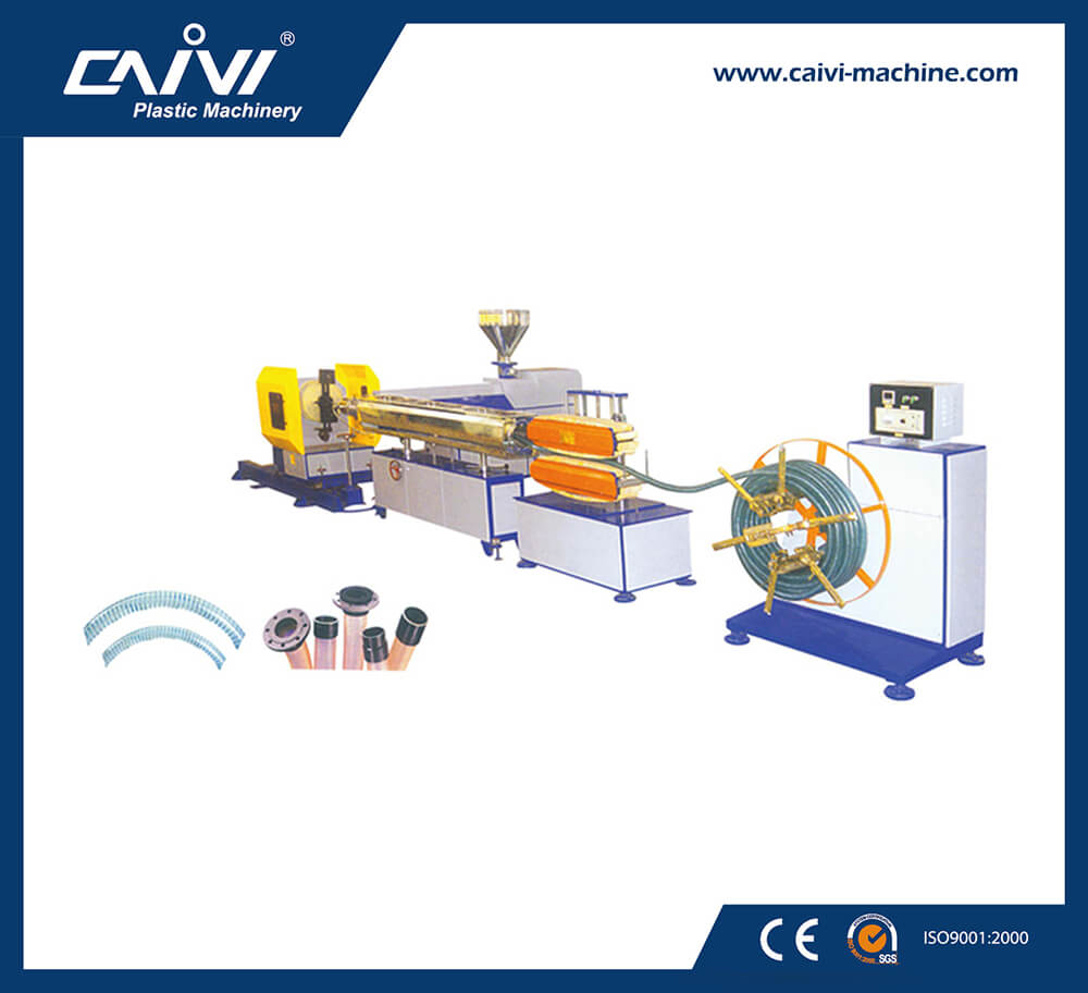 High Quality PVC Steel Wire Reinforced Hose Pipe Production Line